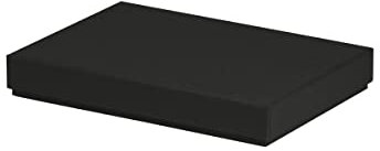 Rössler Papier 13521453701 - Boxline Kartonage rechteckig, passend für DIN A5, Schwarz, 1 Stück