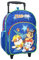 mybagstory Trolley – Paw Patrol – Kinder – Schule – Grundschule – Kindergarten – Krippe – Schulranzen für Jungen/Mädchen – Größe 38 cm – verstellbare Träger – Rollen, blau