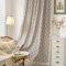Sutuo Home Boho-Vorhang ca. 213 cm lang, halbverdunkelnd, Boho-Stil, Damast, verdunkelnde Vorhänge mit Blumendruck, Quasten, Stangendurchzug, Fensterdekoration für Schlafzimmer, 1 Vorhang ca. 150 x