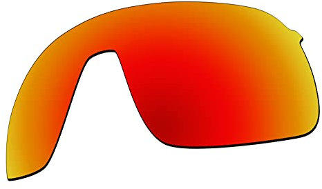 EZReplace Ersatzgläser für Oakley Sutro Lite OO9463 Sonnenbrille (polarisierte Gläser), feuerrot, Einheitsgröße