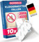 Gerobug Kleidermottenfalle 10 Stück - Mottenfalle Kleidermotten - Motten-Falle mit Pheromonlockstoff - Langzeitschutz