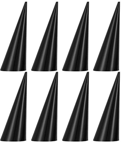 Zerodeko Showregal Schmuck Display Kegelförmiger Acryl- ring- Display- Halter Finger Einzelring- Display- Stützhalter Dekorativer Displayständer für ring- Ehering 8 Stück Kristallringe