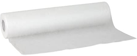 Habys Einwegauflage aus Vlies 60cm x 50m auf Rolle mit Perforation I Weiß I Vlieslaken Liegenabdeckung Medizinalkrepp Ärzterollen I Kosmetikliege - Tatto - SPA - Ärztekrepp