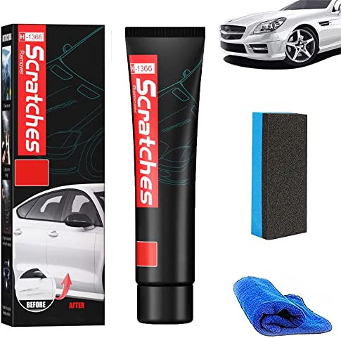 Pnedeodm 2023 Neues Premium Auto-Kratzer-Entferner-Set, Auto-Kratzer-Reparatur-Set, Auto-Kratzer-Entferner für Tiefe Kratzer, Nano-Reiniger für Auto (1Pcs,60ML)