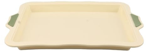Airshi Molde para Pasteles Rectangular de Silicona, Molde para Hornear de Silicona, Antiadherente, Fácil de Desmoldar, Fácil de Limpiar, Fondo Plano para Tostadas Caseras para Hornear