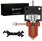 Offiziell Creality K1/K1 Max/K1C Hotend-Upgrade-Kit K1-Serie Keramik-Heizblock-Kit 3D-Drucker-Hotend mit integrierter Schnellwechseldüse unterstützt 300 °C Hochtemperatur, 600 mm/s Hochgeschwindigkeit