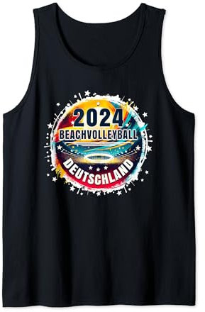 Beachvolleyball Sommerspiele 2024 Deutschland 2024 Spiele Tank Top