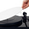 Alfombrilla para Tocadiscos, Alfombrilla Antideslizante para Platos, para Tocadiscos Vintage de Vinilo de 12, Reduce el Ruido del Polvo Estático (1)