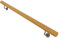 Handlauf Holz Innen Handläufe für Treppen Wandhalterung Rutschfest Massivholz Treppengeländer Haltegriff Geländer Treppe mit Edelstahlhalter für Lofts (40CM)