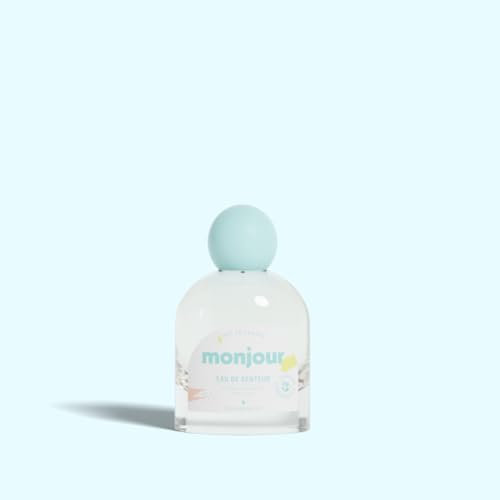 MONJOUR - Eau de toilette bebe - dès la naissance - Parfume Bébé après la Toilette - Pour Fille et Garçon-200 ml - Fabriqué en France - Hypoallergénique - sans alcool - Excellent sur Yuka