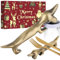 LULLEA Weihnachtsgeschenke Verpackt Dackel Flaschenöffner, Weihnachtsgeschenke Dackel Geschenke für Frauen Männer, Dackel Deko Besteck Ständer, Bronze mit Weihnachtsverpackung und Weihnachtskarte