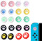 BDEPSTR 20 pcs Thumb Grips de Silicona, Tapones para Joystick para Switch, Agarres para el Pulgar, Cubierta Protectora de Botones