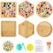 AiYoYo 3 Stück Mosaik Untersetzer DIY Bastelset Geschenke für Kinder und Erwachsene Kreatives Basteln kindergeburtstag für Mädchen Geburtstagsgeschenk 5 6 7 8 9 10 + Jahre