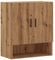 vidaXL Wandschrank Artisan-Eiche 60x31x70 cm Holzwerkstoff, Schrank, Hängeschrank, wandmontierter Vitrinenschrank, Aufbewahrungsschrank