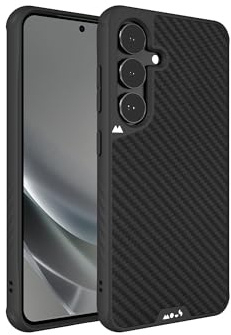 Mous for Samsung Galaxy S25 Plus Case MagSafe Compatible, Limitless Carbon Fibre - Shockproof