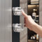 Générique YIDELAI Grandes poignées de porte et de fenêtre en verre, portes coulissantes de salle de bain, armoires, armoires, ventouses et poignées sans couture (Transparent)