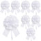 Große Geschenkschleife,8Pcs Geschenk Schleife Ziehschleife 15cm Große Pull Bow mit Geschenkbänder Geschenkschleife für Basteln Verpacken Hochzeit Geburtstag Geschenkverpackung (Weiß)