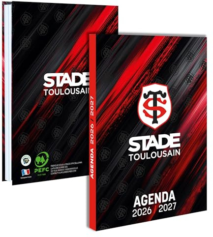 STADE TOULOUSAIN Schülerkalender Toulouse 2025 2026 – Offizielle Rugby-Kollektion