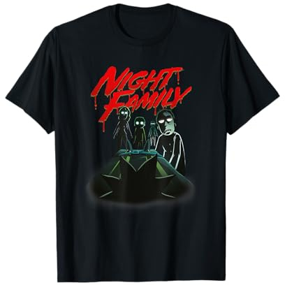 Rick and Morty Night Family Halloween T-Shirt