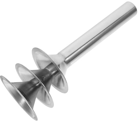 ZUNOXAZ Embudo Para Embutir Carne 3 Piezas Tubos De Relleno De Acero Inoxidable Para Embutidora De Salchichas Profesional Accesorios De Cocina Para Tripas De Embutidos