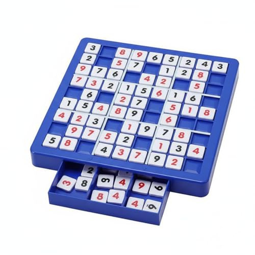 Qectial Arithmetik Sudoku Brettspiel Zahlenpuzzle Logikspiel Lernspiel Denkspiel mit Strukturierter Oberfläche Und Übersichtlicher Lagerung der, Mit Schublade