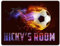 KRAFTYGIFTS FOOTBALL Boys Bedroom Door Sign Personalised Children's Child Room Kids Plaque Name KD28