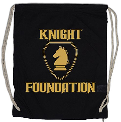 Urban Backwoods Black Knight Foundation Logo Turnbeutel Sporttasche