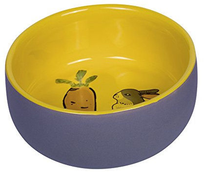 Nobby 73754 Gamelle en céramique Carotte Plus, Gris/Jaune