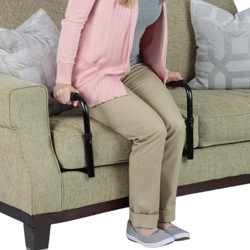 Vive Soporte de asistencia, barra de apoyo de pie para sofá, silla, asa de asistencia para pacientes, ancianos, personas mayores y discapacitados, barra de agarre de seguridad para sentarse, sofá,