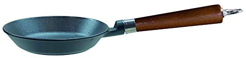 RONNEBY BRUK Maestro Pfanne, abgeschrägte Seiten, Durchmesser 18 cm, Gusseisen, Schwarz