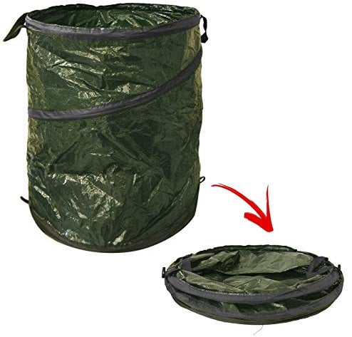 Large Heavy Duty Pop Up Garden Bin Waste Rubbish Leaves Sack Bag Strong Handles for Gardening