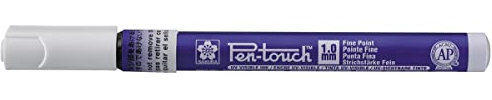 SAKURA Pen-Touch Fine UV Blau Marker - 1 mm Spitze - dauerhaft auf den meisten Oberflächen - ideal für den industriellen Einsatz - leuchtet unter UV-Licht