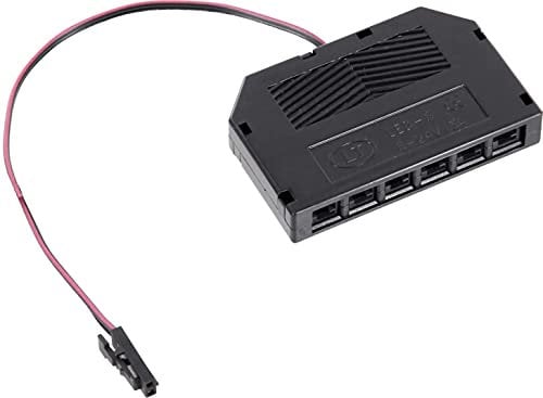 12V Mini-Amp, 6-Fach Verteiler, 0,15m Stecker