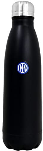 F.C.INTER Borraccia Termica Inter Ufficiale Logo Nuovo | Thermos in Acciaio | Doppia Parete Isolante | Capacità 500 ml. | THEINAL500ml.NELN1504
