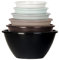 Youngever Lot d 6 Grands Bols en Plastique de 3L, Bols Mélangeurs, Bols Saladiers, 3.5L 2.4L 1.5L 1L 650ML 350ML (Urban)
