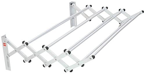 Duett Wäscheleine ausziehbar 998158, 120 cm, 100% Aluminium