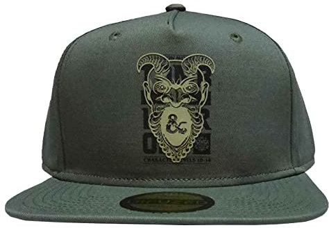 Difuzed Dungeons & Dragons - Herren Männer Jungen Snapback Cap