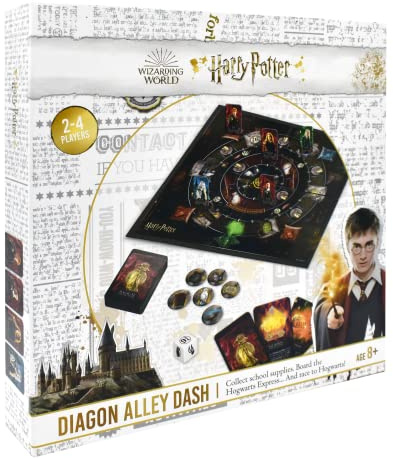 Cartamundi Harry Potter Diagon Alley Dash Board Game,6 players, For Kids Aged 8+,