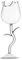 LIBOOI Bicchiere da vino rosa, 280 ml, bicchieri da cocktail romantici, bicchieri da vino rosso, bicchieri in vetro trasparente per matrimoni, San Valentino, feste, anniversari, trasparenti