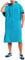 Aquarti Damen Herren Badeponcho Frottee Kapuzenhandtuch Umziehhilfe Surf Poncho mit Kapuze, Farbe: Türkis, Größe: L/XL