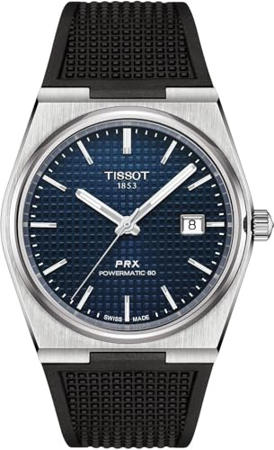 Tissot PRX Automatic Blue Men's Watch T137.407.17.041.00 Steel with Silicone Strap