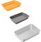 SafBbcue 3 Stück 93305 Fettauffangwanne für Weber Spirit E-210 E-220 E-310 E-320 E-330 Genesis II E-310 E-315 E-325 E-330 E-335 Grill-Fettschale mit 2 Silikon-Tropfeinsätzen, spülmaschinenfest #83156
