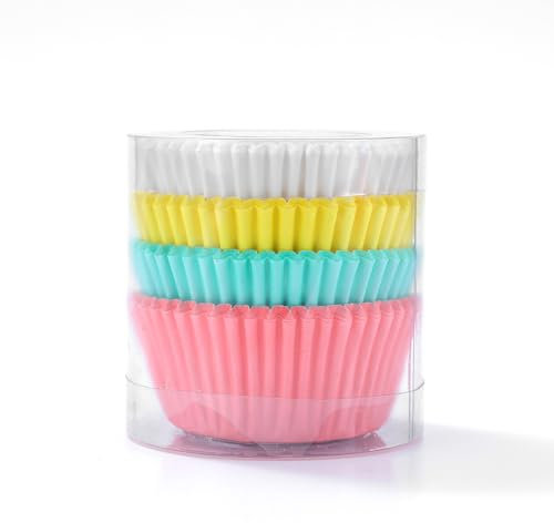 Spesh Muffinförmchen Papier 100 Stück Cupcake Formen Muffin Förmchen Papier für Geburtstag Party Hochzeit (Mehrfarbig A)