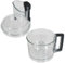 SPARES2GO Mixer Bowl + Lid Cover Compatible with Magimix CS5200XL Food Processor (Clear with Black Handle)