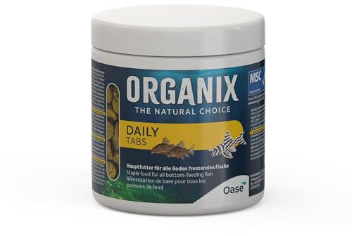 OASE ORGANIX Daily Tab 250 ml - Hauptfutter für Bodenfresser, vitaminreicher Mix für langanhaltenden Genuss der Aquarienbewohner