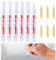 White Grout Pen, 6 PCS Grout Pen for Tiles, Tile Grout Reviver Pens, Tile Pen Marker, Grout Restorer Marker Repair Pens with Nib for Tile Grout Wall Floor Bathrooms and Kitchen
