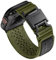 Bandletic Kompatibel mit Apple Watch Ultra 2 Armband 49mm - mit FIDLOCK Magnetschnalle, Nylon Weiches Sportarmband für iWatch Series 10 46mm 9 8 7 45mm SE 6 5 4 44mm für Herren Damen, Armeegrün