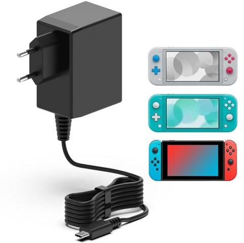 Hafiuege 39W Netzteil Ladekabel für Switch,15V 2.6A Typ C Ladegerät für Switch OLED/Switch Lite/Switch Dock/Switch Pro Controller