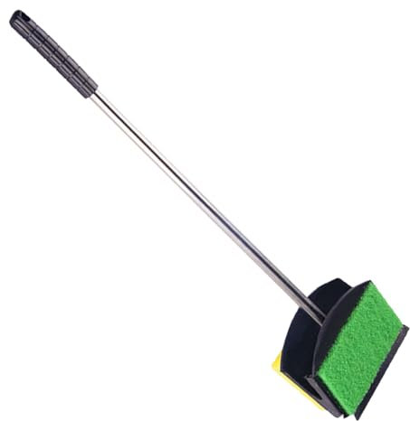 Aquarium Reinigungsbürste, Aquarium-Schrubber Mit Langem Griff, Aquarium Doppelseitig Reinigungsschwamm Mit Griff, Aquarium Scheibenreiniger/Aquarium Algenentferner