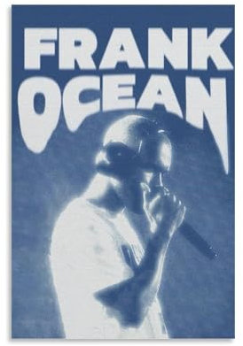 Frank Poster Ocean Vintage Singer Für Zimmer, Ästhetische Leinwand-Wandkunst, Schlafzimmer-Dekor Poster 12x18inch(30x45cm)